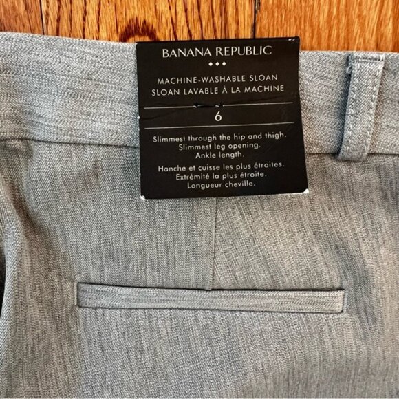 Banana Republic NWT size 6 machinewashable Sloan - Picture 4 of 5